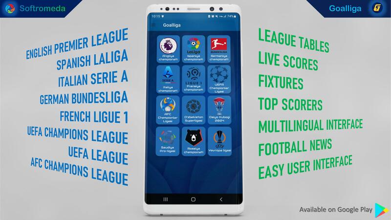 Goalliga app